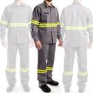Conjunto NR10 Eletricista com Faixa Refletiva Uniforme Antichamas Kaballah