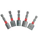 Conjunto Nut Driver Diablo, pacote com 5 unidades, alça magnética antioscilação