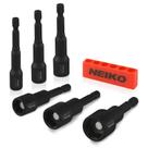 Conjunto Nut Driver NEIKO 10191A Impact Ready Magnetic de 6 peças