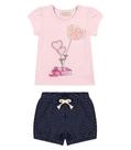 Conjunto Off White Infantil Trick Nick Rosa