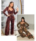Conjunto Onça Marron