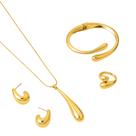 Conjunto Orgânico Completo - Banhado em ouro 18k