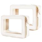 Conjunto organizador de bolsas de maquiagem Aveniee Clear Travel