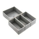Conjunto organizador de gavetas Bructhun Underwear cinza claro x4