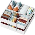 Conjunto organizador de gavetas NEATERIZE Clothes 12 branco-cinza