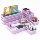 Conjunto organizador de gavetas StoreHappily, 10 unidades com almofadas antiderrapantes Conjunto organizador de gavetas StoreHappily, 10 unidades com almofadas antiderrapantes