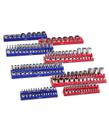 Conjunto organizador de soquetes VEVOR Magnetic 8PCS 1/4", 3/8" e 1/2" Conjunto organizador de soquetes VEVOR Magnetic 8PCS 1/4", 3/8" e 1/2"