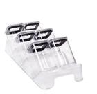 Conjunto Organizador De Temperos 7 Peças Com Suporte Para Armário E Bancada resistente premium Conjunto Organizador De Temperos 7 Peças Com Suporte Para Armário E Bancada resistente premium