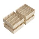 Conjunto organizador SONGMICS Underwear Drawer 80 Cells Summer Sand