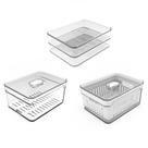 Conjunto Organizadores de Geladeira Clear Fresh 3 Peças Transparente Ou