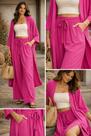 Conjunto Outono Atemporal Calça Pantalona + Kimono Mima Modas