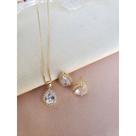 Conjunto oval cristal Conjunto oval cristal