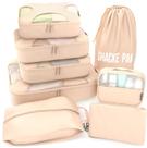 Conjunto Packing Cubes Shacke 8 para bagagem leve de viagem