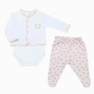 Conjunto Pagão Bebê 3 peças estampa CAT LOVELY - Mini Bear