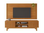 Conjunto Painel e Rack Trunfo Para TV ate 65 Polegadas Jcm Cinamomo