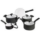 Conjunto panela 5pc preto hercules
