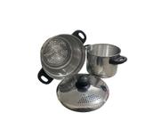 Conjunto / Panela para Cozimento a Vapor 18cm em aluminio