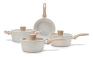 Conjunto Panelas Brinox Indução Ceramic Life Sirius Kit 4 Un