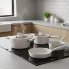 Conjunto Panelas Chicago 4 Pecas Indução Branco 2.5MM Conjunto Panelas Chicago 4 Pecas Indução Branco 2.5MM