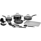 Conjunto Panelas Cuisinart Preto Chef Com 22 Peças P55-22Bk