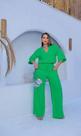 Conjunto Pantalona Cropped Verde