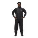 Conjunto Pantaneiro PVC Econômico Capuz e Bolso - Preto Conjunto Pantaneiro PVC Econômico Capuz e Bolso - Preto