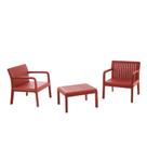 Conjunto Para Área Externa Maldivas com 2 Poltronas, 1 Mesa