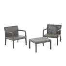 Conjunto Para Área Externa Maldivas com 2 Poltronas, 1 Mesa