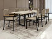 Conjunto para Área Gourmet 6 Cadeiras 2,0m Itália Paonanda