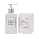 Conjunto Para Banheiro Bancada Prático Lavabo Designer Sofisticado Branco