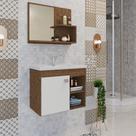 Conjunto para Banheiro com Cuba 1 Porta Bia MGM Móveis