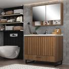 Conjunto para Banheiro com Espelheira Nevada