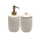Conjunto Para Banheiro Em Cerâmica Duna Com 2 Peças Wolff Conjunto Para Banheiro Em Cerâmica Duna Com 2 Peças Wolff