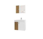 Conjunto Para Banheiro Munique Branco Ripado Bechara Móveis Conjunto Para Banheiro Munique Branco Ripado Bechara Móveis
