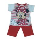 Conjunto Para Bebê Camisa + Calça Estampa da Minnie Vermelho REF S203C