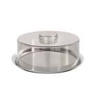 Conjunto para Bolo 2 Pçs Prato Inox com Tampa Boleira Bergen Premium Brinox Ref.1415/210