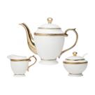 Conjunto para Cha de Porcelana Branca Paddy 3 Peças Wolff Conjunto para Cha de Porcelana Branca Paddy 3 Peças Wolff