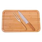 Conjunto para Churrasco Bamboo Tábua Retangular 30x50cm - 3359 - MOR Conjunto para Churrasco Bamboo Tábua Retangular 30x50cm - 3359 - MOR