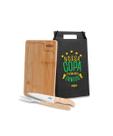 Conjunto para Churrasco em Bambu 3 Peças
