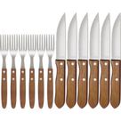 Conjunto Para Churrasco Garfos E Facas 12 Peças 3931 Mor
