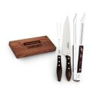 Conjunto para churrasco polywood com faca garfo e pegador 3 peças - Tramontina Conjunto para churrasco polywood com faca garfo e pegador 3 peças - Tramontina