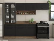 Conjunto para Cozinha Exclusive Itatiaia com Cristaleira em Aço e Portas Vidro Conjunto para Cozinha Exclusive Itatiaia com Cristaleira em Aço e Portas Vidro