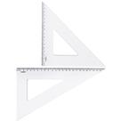 Conjunto para Desenho MAX Premium Esquadro 2 Peças 26CM Blister Conjunto para Desenho MAX Premium Esquadro 2 Peças 26CM Blister