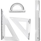 Conjunto para Desenho NEW Line Cristal 1º Grau com 4 Peças Waleu