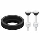 Conjunto Para Fixação De caixa Acoplada 9583 Branco/Preto Censi