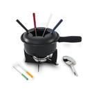 Conjunto para Fondue 10 Peças Brinox Preto 1214116 Conjunto para Fondue 10 Peças Brinox Preto 1214116