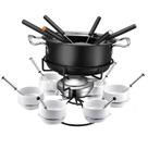 Conjunto Para Fondue 22 Peças Potes Cerâmica