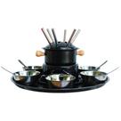 Conjunto Para Fondue 24 Peças Aço Carbono Esmaltado 500ml Conjunto Para Fondue 24 Peças Aço Carbono Esmaltado 500ml