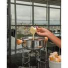 Conjunto Para Fondue Antiaderente Pequeno 10 Peças Inox Wincy