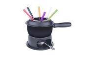 Conjunto Para Fondue Brinox Fondue & Petiscos 11 Peças Preto